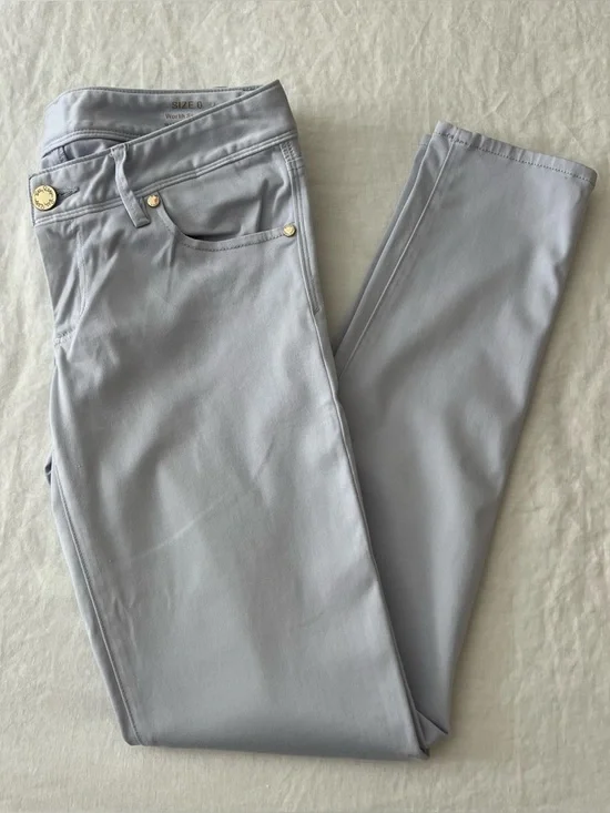 LILLY PULITZER Worth Skinny Pant in Light Lavender in Size 0 - Picture 1 of 10